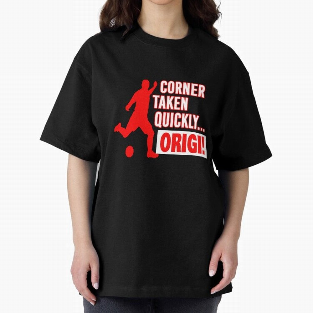 Corner Taken Quickly Origi (Red) Essential T-Shirt Back the Journey through the FIFA World Cup 2026 Journey through Haaland Highlights, France and Portugal Pride, Football Festival Excitement, Trophy Ambitions, Country Rivalries and Star Player
