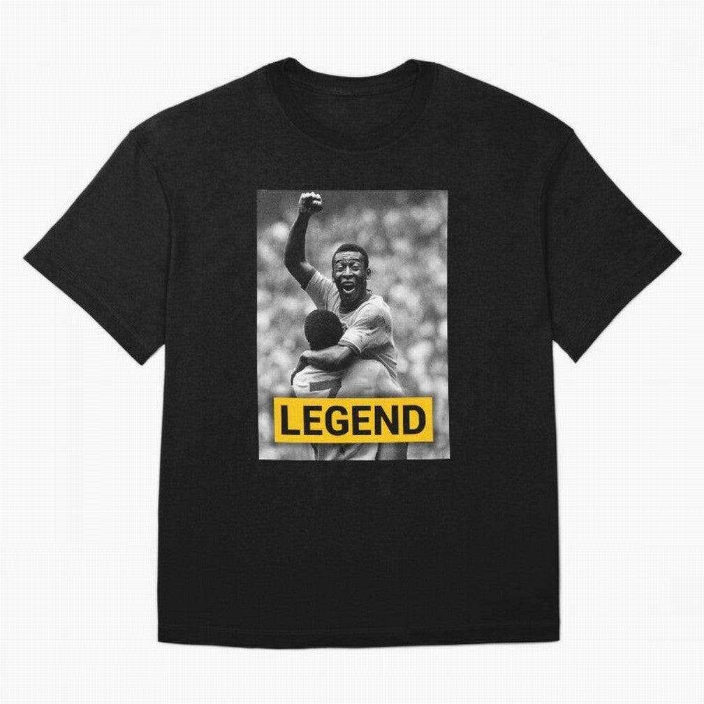 Pel¨¦ Legend Essential T-Shirt Represent Football Lovers during FIFA World Cup 2026 USA Canada Mexico for Fans of Neymar, Haaland and Cristiano Ronaldo and Argentina, Bringing Football History, Final Match Energy, Crowd Noise and Once in a Lifetime