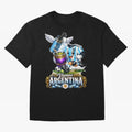 Cancha & Mate Dreams ¨C Argentina Football Heritage - Argentina Football Mate Mascot - Messi 10 Soccer Fan Art Classic T-Shirt Celebrate the FIFA World Cup 2026 Group Stage Journey through Cristiano Ronaldo Highlights, Argentina, France and Brazil
