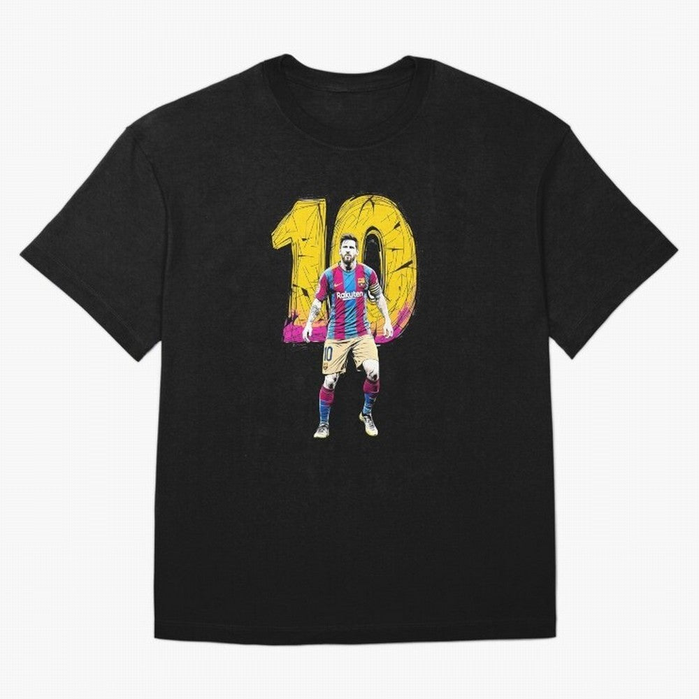 Messi sticker Oversized T-Shirt Follow the Final Road of FIFA World Cup 2026 with CR7 and Messi, Portugal Energy, Match Day Excitement, Supporter Culture, Golden Goals and Global Football Passion; Ideal for Fans Who Follow Messi, Cristiano Ronaldo,
