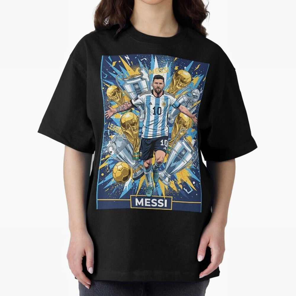 MESSI The Golden Legend Classic T-Shirt Celebrate the FIFA World Cup 2026 USA Canada Mexico Journey through Messi, Neymar and Mbappe Highlights, Argentina, France and Brazil Pride, Fan Favorite Moments, National Team Passion, Big Match Drama and