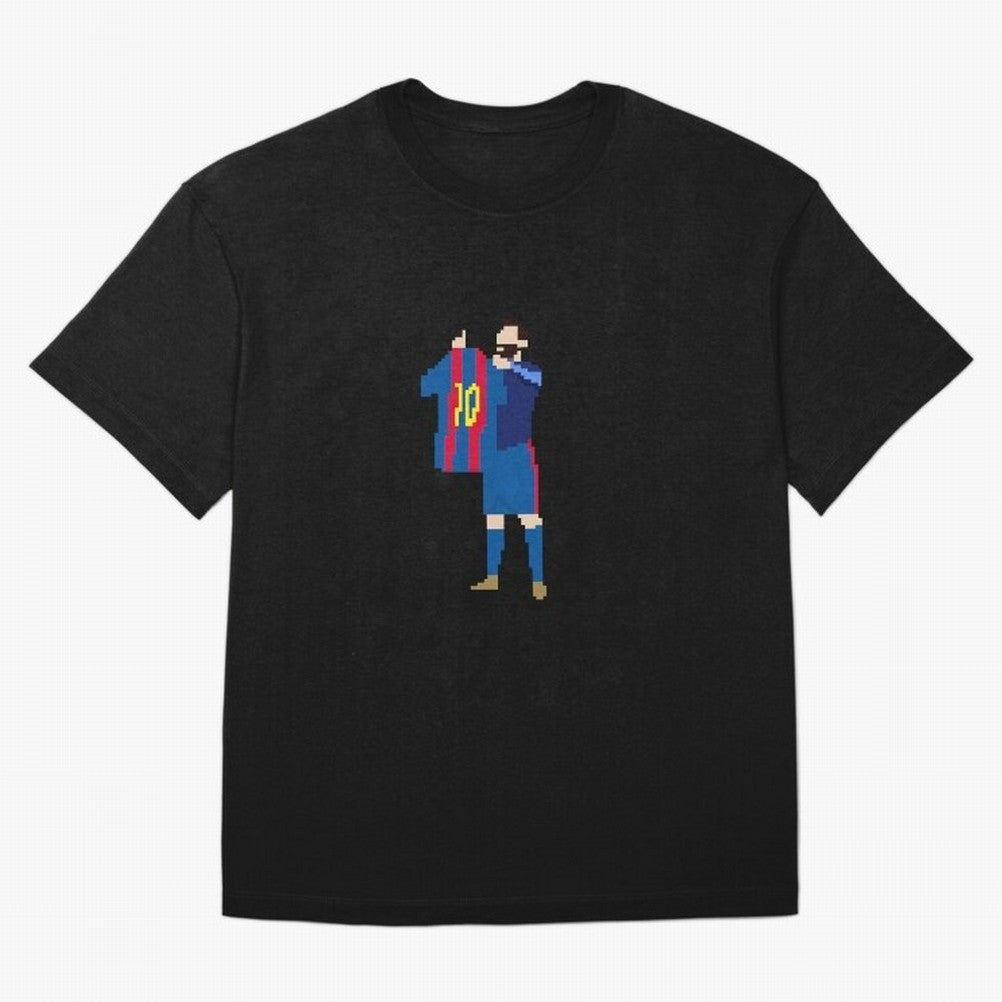 Messi Iconic Celebration Pixel Classic T-Shirt Celebrate the Magic of FIFA World Cup 2026 with Neymar, Portugal, Spain and Germany Energy, Stadium Memories, Football Loyalty, International Chants and Championship Tradition; Built for Supporters