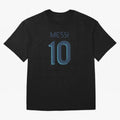 Messi 10 Oversized T-Shirt Bring Trophy Dreams to Match Day Hype around FIFA World Cup 2026 USA Canada Mexico, Messi, England, Supporter Pride, Iconic Celebrations, Legendary Names and Global Match Day Energy; Perfect for People Who Love Argentina,