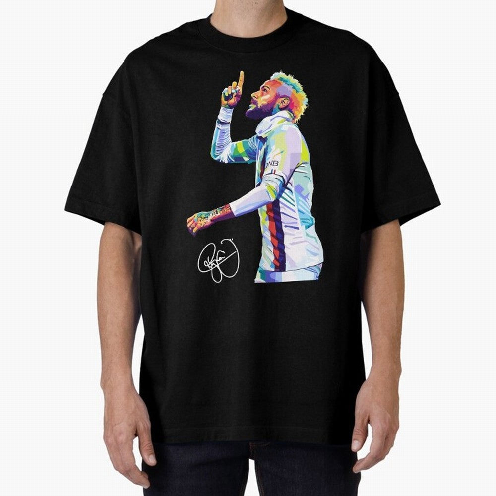 Neymar Jr Football Wpap Pop Art Classic T-Shirt Celebrate Golden Goal Energy in Match Day Hype around FIFA World Cup 2026 USA Canada Mexico, Mbappe, England and Germany, Football Festival Excitement, Trophy Ambitions, Country Rivalries and Star