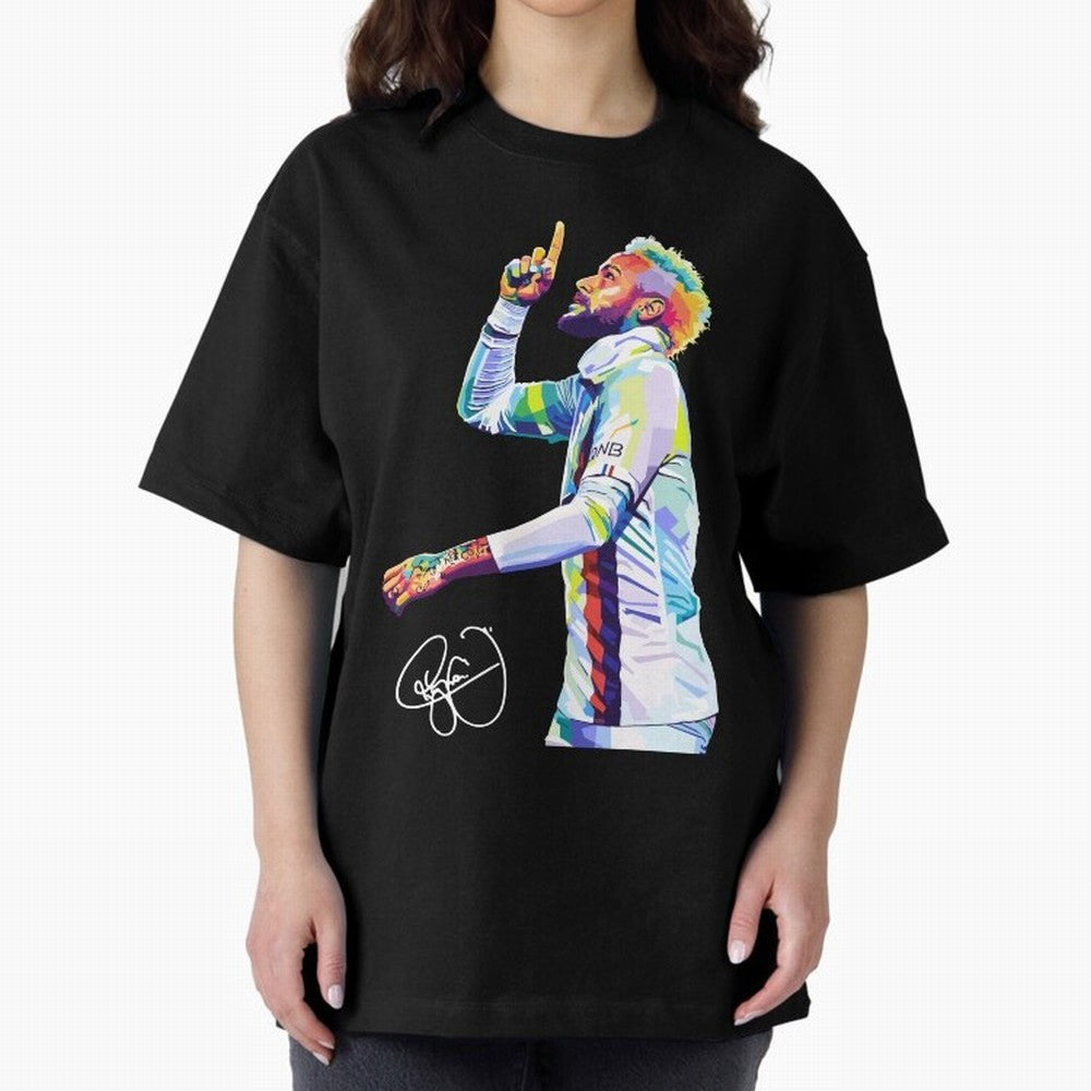Neymar Jr Football Wpap Pop Art Classic T-Shirt Celebrate Golden Goal Energy in Match Day Hype around FIFA World Cup 2026 USA Canada Mexico, Mbappe, England and Germany, Football Festival Excitement, Trophy Ambitions, Country Rivalries and Star