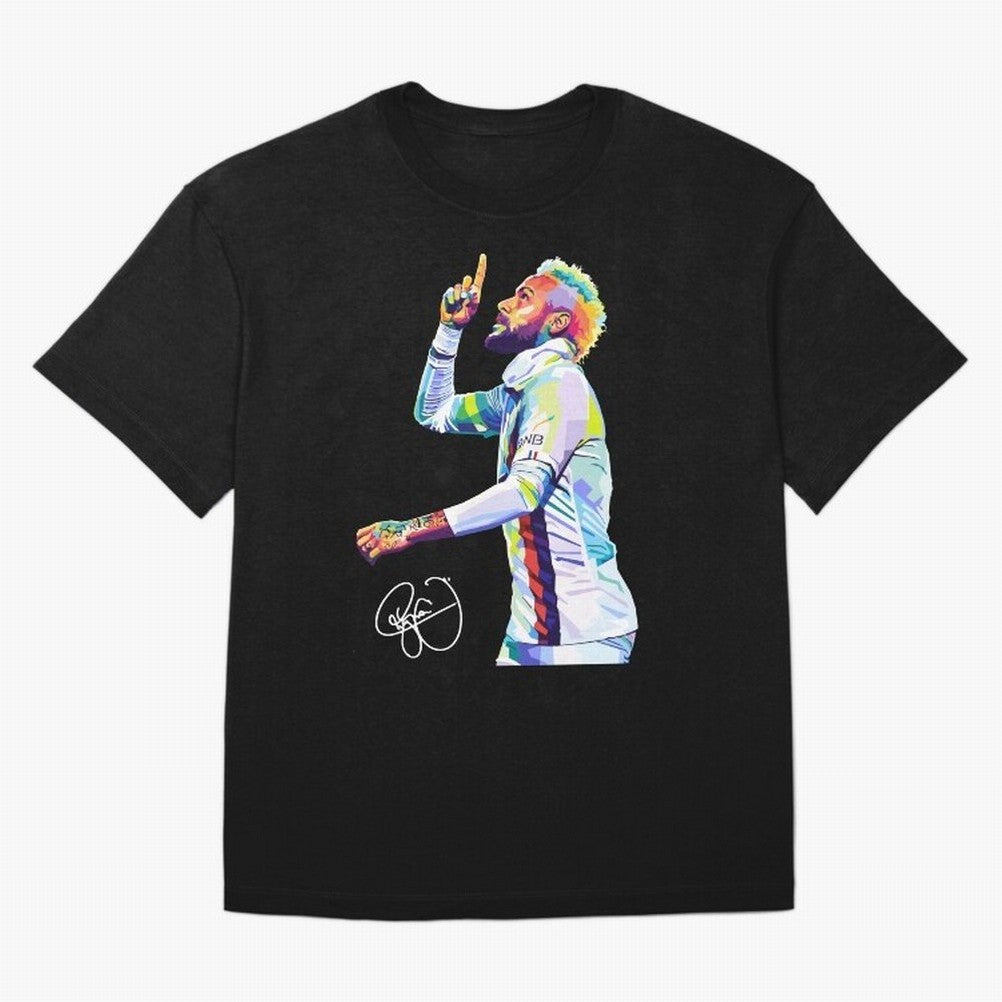 Neymar Jr Football Wpap Pop Art Classic T-Shirt Celebrate Golden Goal Energy in Match Day Hype around FIFA World Cup 2026 USA Canada Mexico, Mbappe, England and Germany, Football Festival Excitement, Trophy Ambitions, Country Rivalries and Star