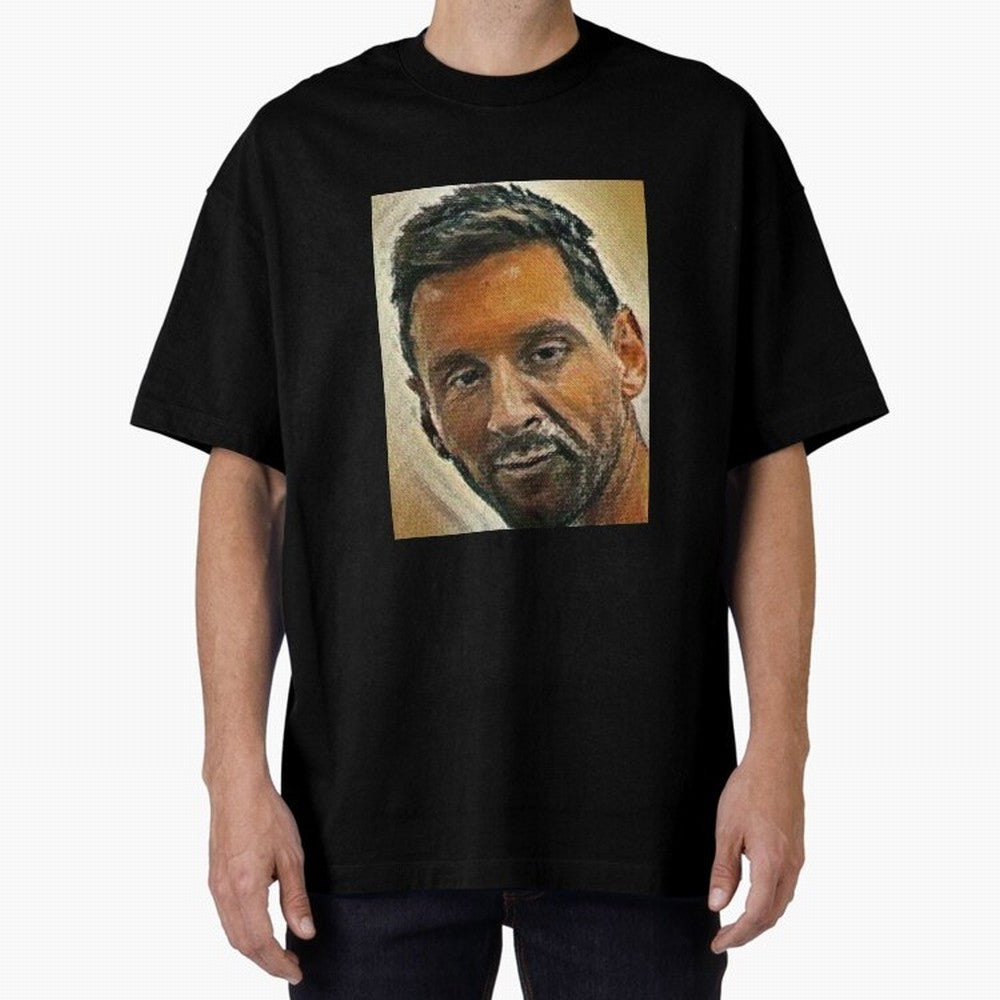 Messi Oversized T-Shirt Celebrate the Road through FIFA World Cup 2026 Group Stage for Fans of Messi, CR7 and Mbappe and Brazil, Bringing Champion Mindset, Group Stage Buzz, Knockout Tension and Passionate Fan Culture; Ideal for Football Dads,
