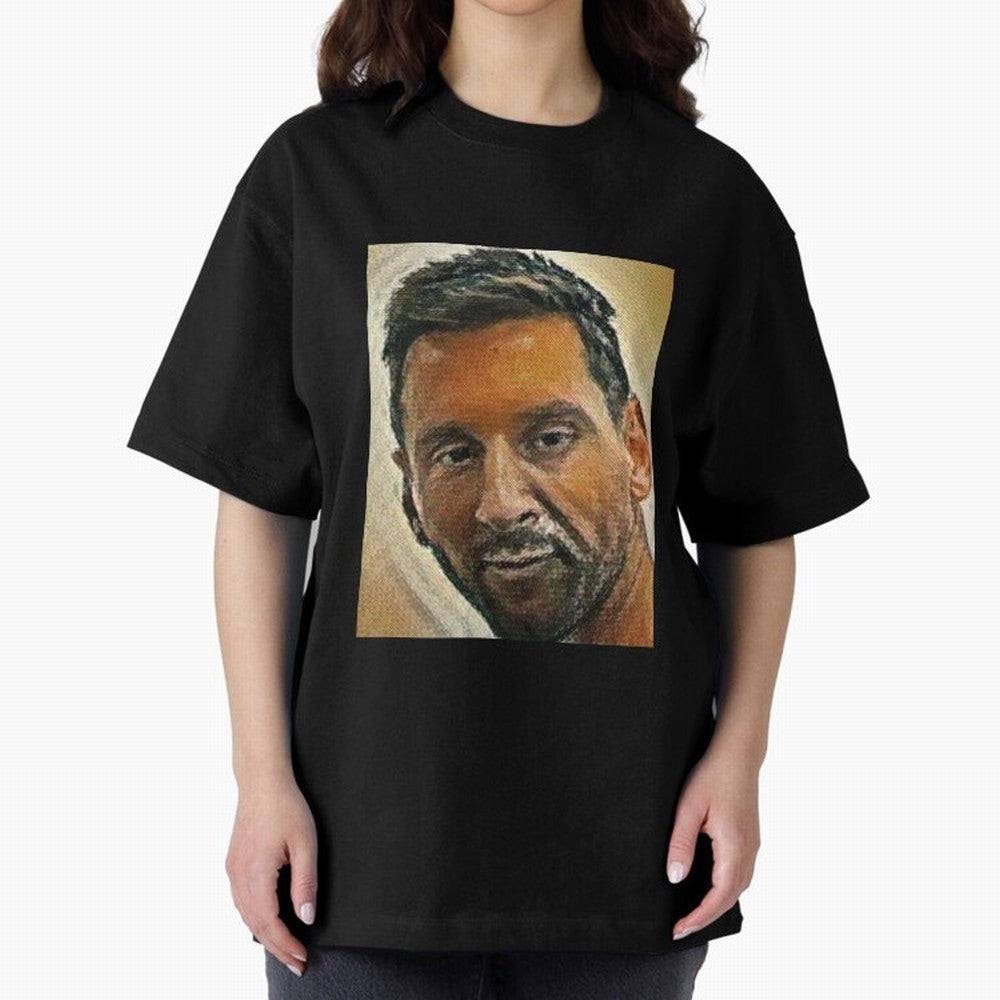 Messi Oversized T-Shirt Celebrate the Road through FIFA World Cup 2026 Group Stage for Fans of Messi, CR7 and Mbappe and Brazil, Bringing Champion Mindset, Group Stage Buzz, Knockout Tension and Passionate Fan Culture; Ideal for Football Dads,