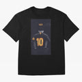 King of Soccer and D10S Classic T-Shirt Celebrate the Road through Match Day Hype around FIFA World Cup 2026, Haaland and Mbappe, Brazil, Vintage Soccer Flavor, Modern Football Stars, National Flags and Final Night Emotion; Perfect for Fans,