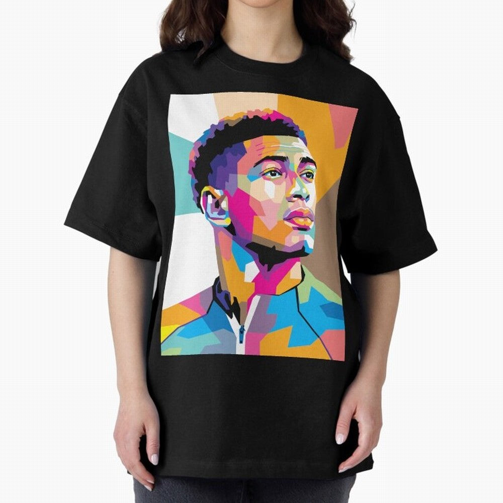 Jude Bellingham in WPAP Style Classic T-Shirt Bring Bold Fan Energy to FIFA World Cup 2026 Group Stage Capturing Cristiano Ronaldo, Brazil, Portugal and Argentina Energy, Vintage Soccer Flavor, Modern Football Stars, National Flags and Final Night
