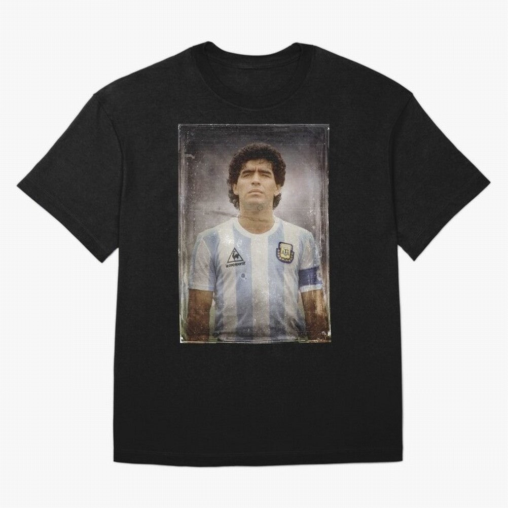 Diego Maradona Classic T-Shirt Remember Iconic Moments from FIFA World Cup 2026 Group Stage Driven by Messi, CR7 and Mbappe, Argentina, France and Brazil Energy, Worldwide Fan Energy, Dramatic Goals, Stadium Lights and Championship Celebrations;