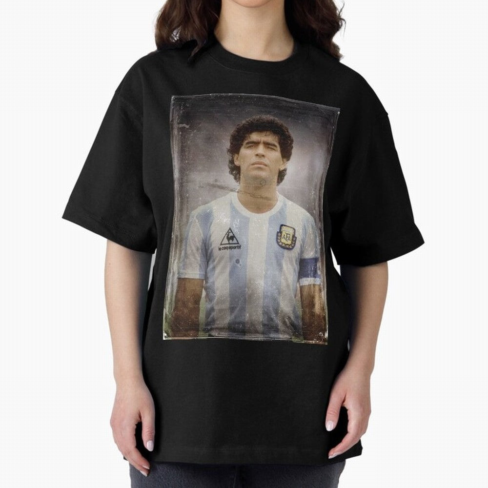 Diego Maradona Classic T-Shirt Remember Iconic Moments from FIFA World Cup 2026 Group Stage Driven by Messi, CR7 and Mbappe, Argentina, France and Brazil Energy, Worldwide Fan Energy, Dramatic Goals, Stadium Lights and Championship Celebrations;