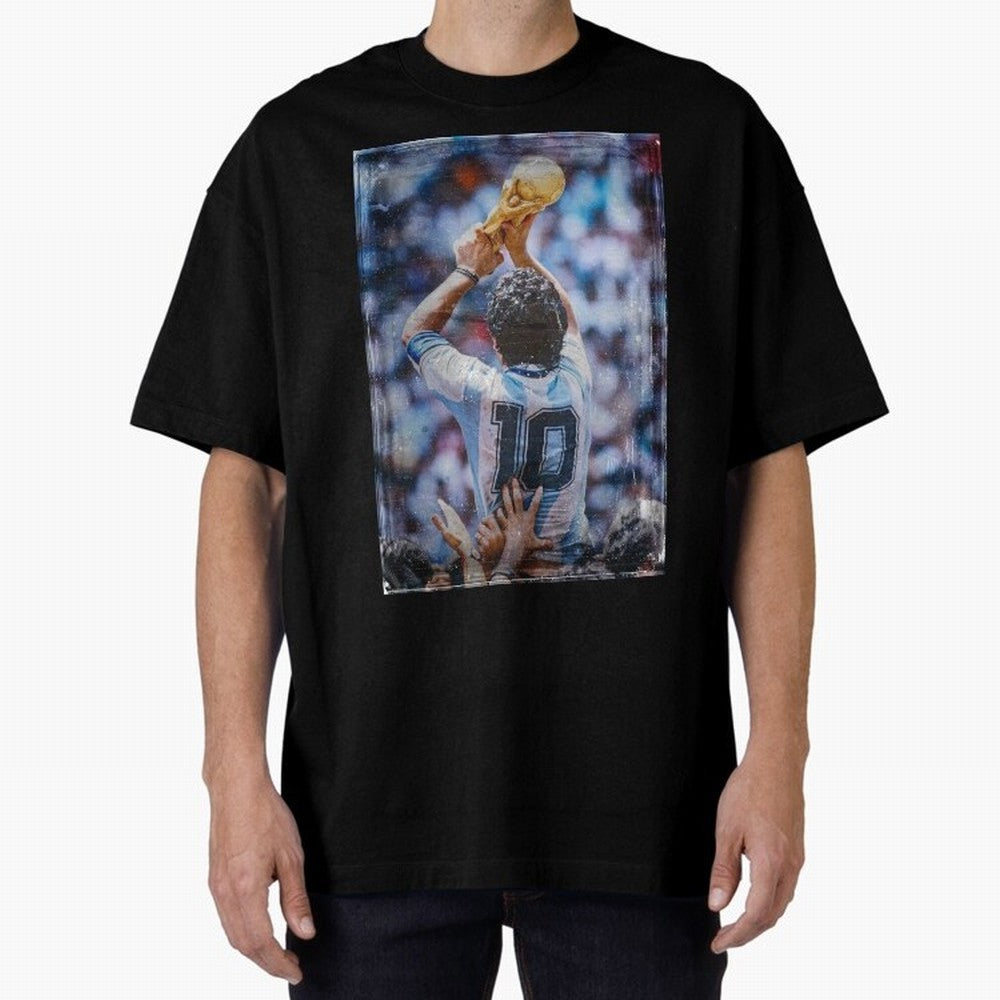 Diego Maradona Champion Classic T-Shirt Keep the Match Day Mood of FIFA World Cup 2026 USA Canada Mexico for Fans of Messi and France and Portugal, Bringing Match Day Excitement, Supporter Culture, Golden Goals and Global Football Passion; Made for
