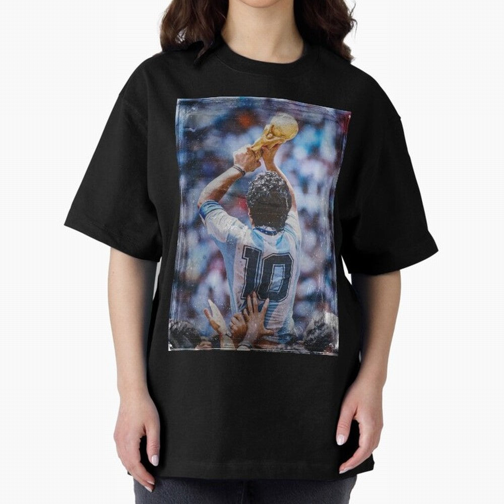 Diego Maradona Champion Classic T-Shirt Keep the Match Day Mood of FIFA World Cup 2026 USA Canada Mexico for Fans of Messi and France and Portugal, Bringing Match Day Excitement, Supporter Culture, Golden Goals and Global Football Passion; Made for