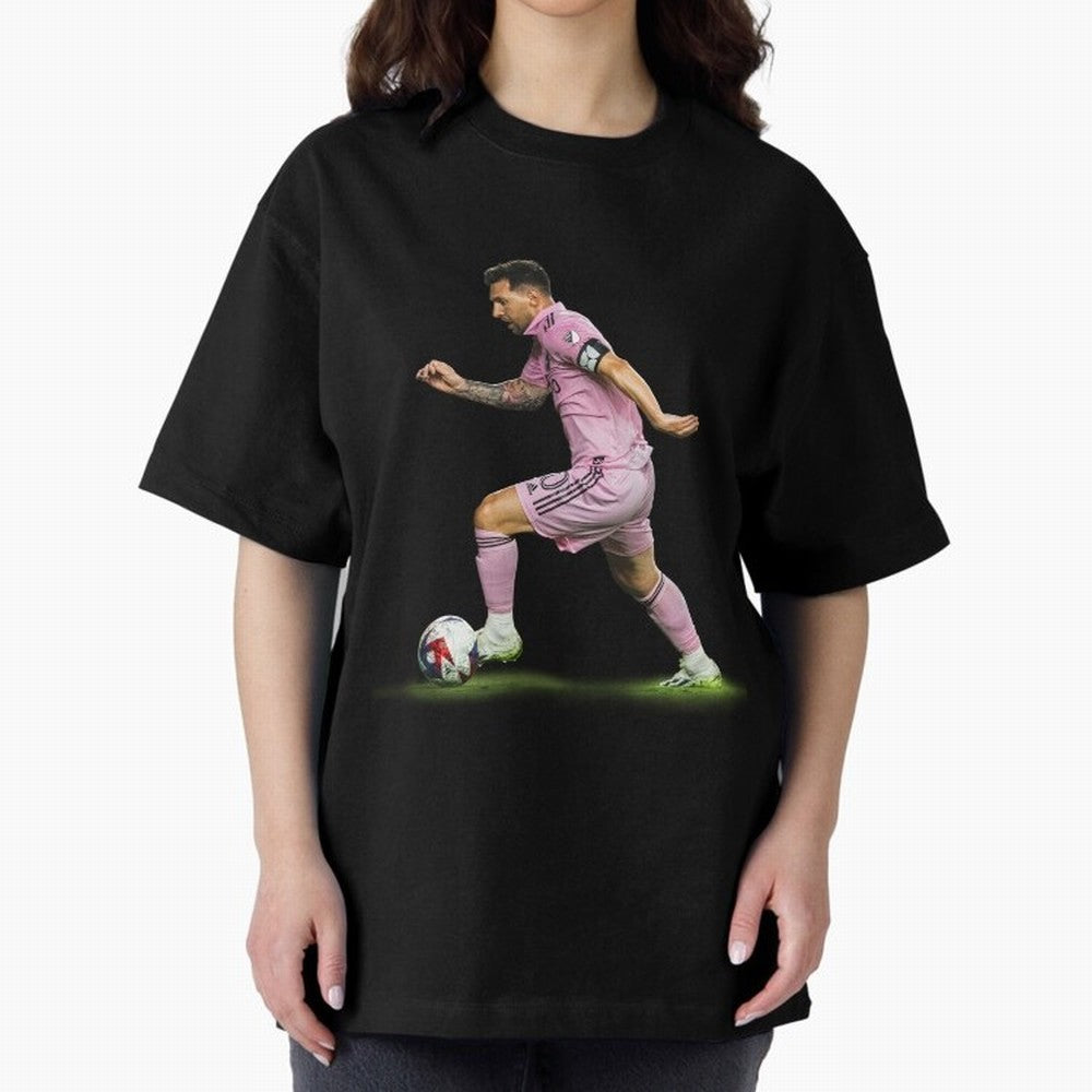Messi Inter Miami Soccer Art ¨C Football Legend in Pink Jersey Classic T-Shirt Honor Global Football Passion for FIFA World Cup 2026 USA Canada Mexico, with Neymar, Argentina, France and Brazil, Match Day Excitement, Supporter Culture, Golden Goals