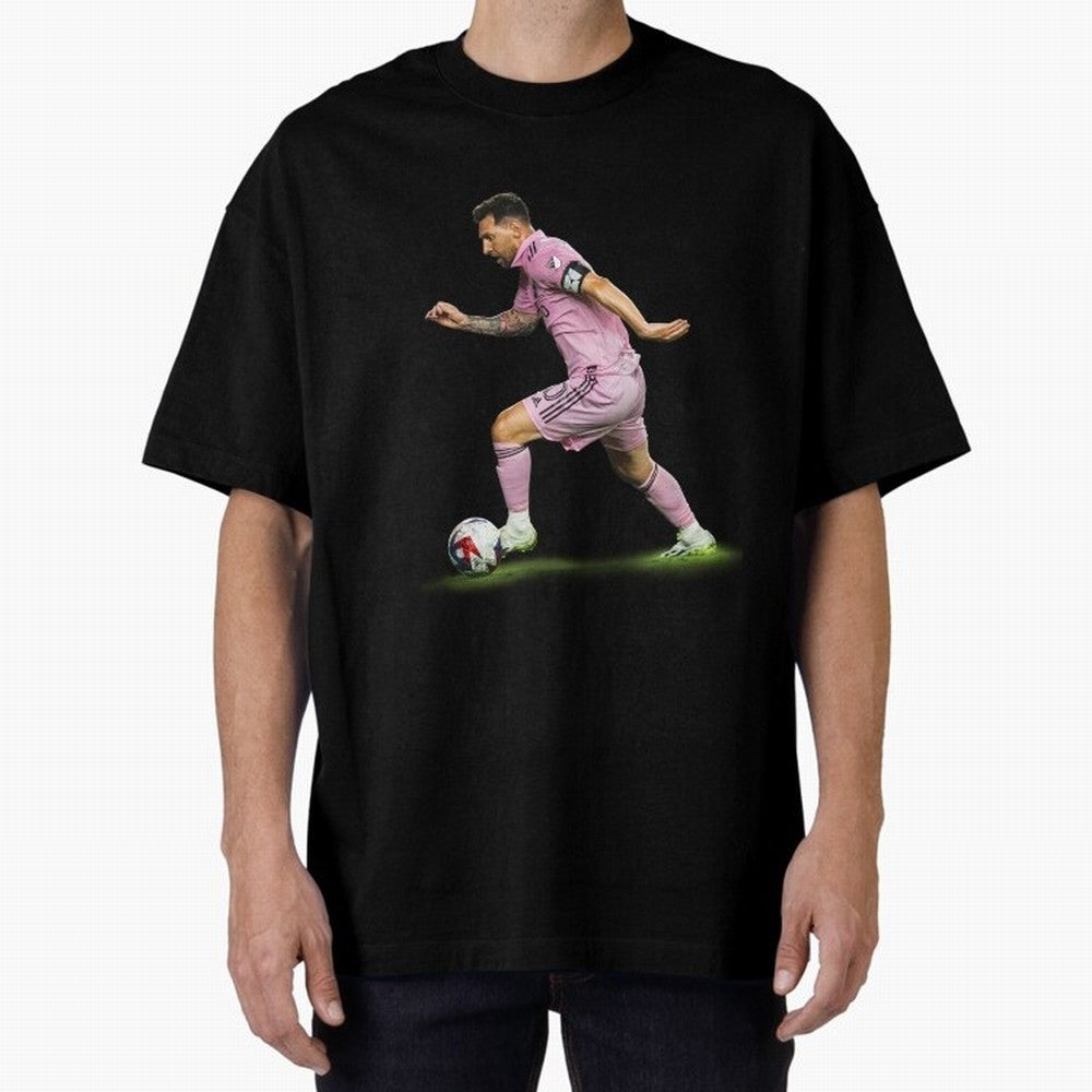 Messi Inter Miami Soccer Art ¨C Football Legend in Pink Jersey Classic T-Shirt Honor Global Football Passion for FIFA World Cup 2026 USA Canada Mexico, with Neymar, Argentina, France and Brazil, Match Day Excitement, Supporter Culture, Golden Goals