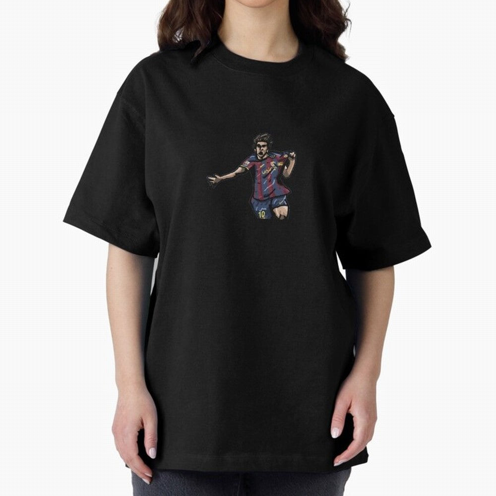 Leo Messi Oversized T-Shirt Show Up for the Glory of Global Football Passion for FIFA World Cup 2026 Group Stage, Connected to Cristiano Ronaldo, Spain and Netherlands, Sports Nostalgia, International Competition, Famous Players and Unforgettable
