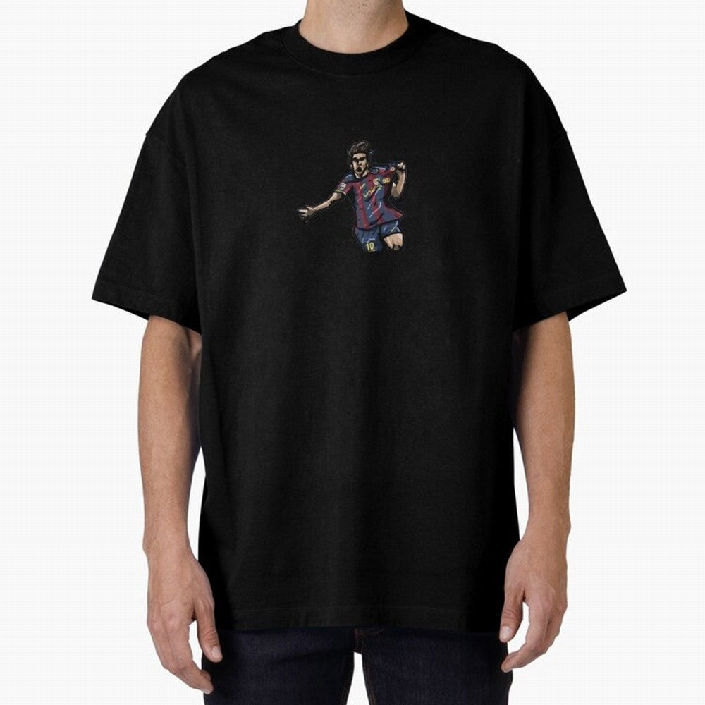 Leo Messi Oversized T-Shirt Show Up for the Glory of Global Football Passion for FIFA World Cup 2026 Group Stage, Connected to Cristiano Ronaldo, Spain and Netherlands, Sports Nostalgia, International Competition, Famous Players and Unforgettable