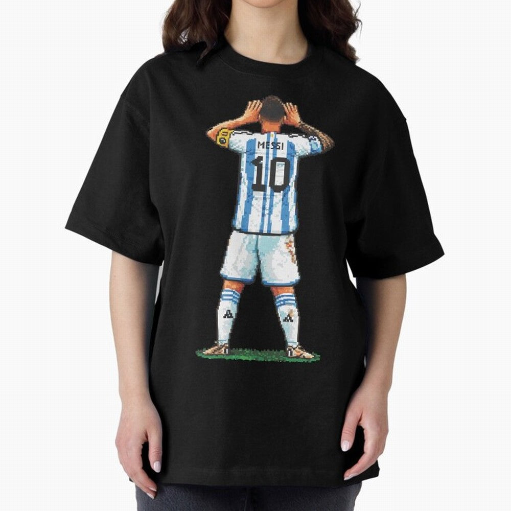 Pixelated Messi Topo Gigio Classic T-Shirt Refresh Match Day Hype around FIFA World Cup 2026 Group Stage, CR7 and Messi, Spain and Netherlands, Champion Mindset, Group Stage Buzz, Knockout Tension and Passionate Fan Culture; Created for Match Day