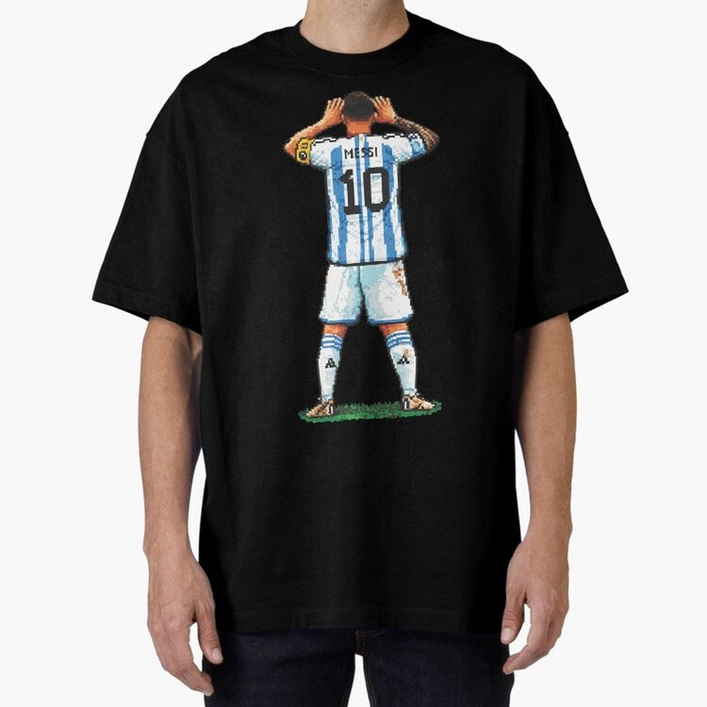 Pixelated Messi Topo Gigio Classic T-Shirt Refresh Match Day Hype around FIFA World Cup 2026 Group Stage, CR7 and Messi, Spain and Netherlands, Champion Mindset, Group Stage Buzz, Knockout Tension and Passionate Fan Culture; Created for Match Day