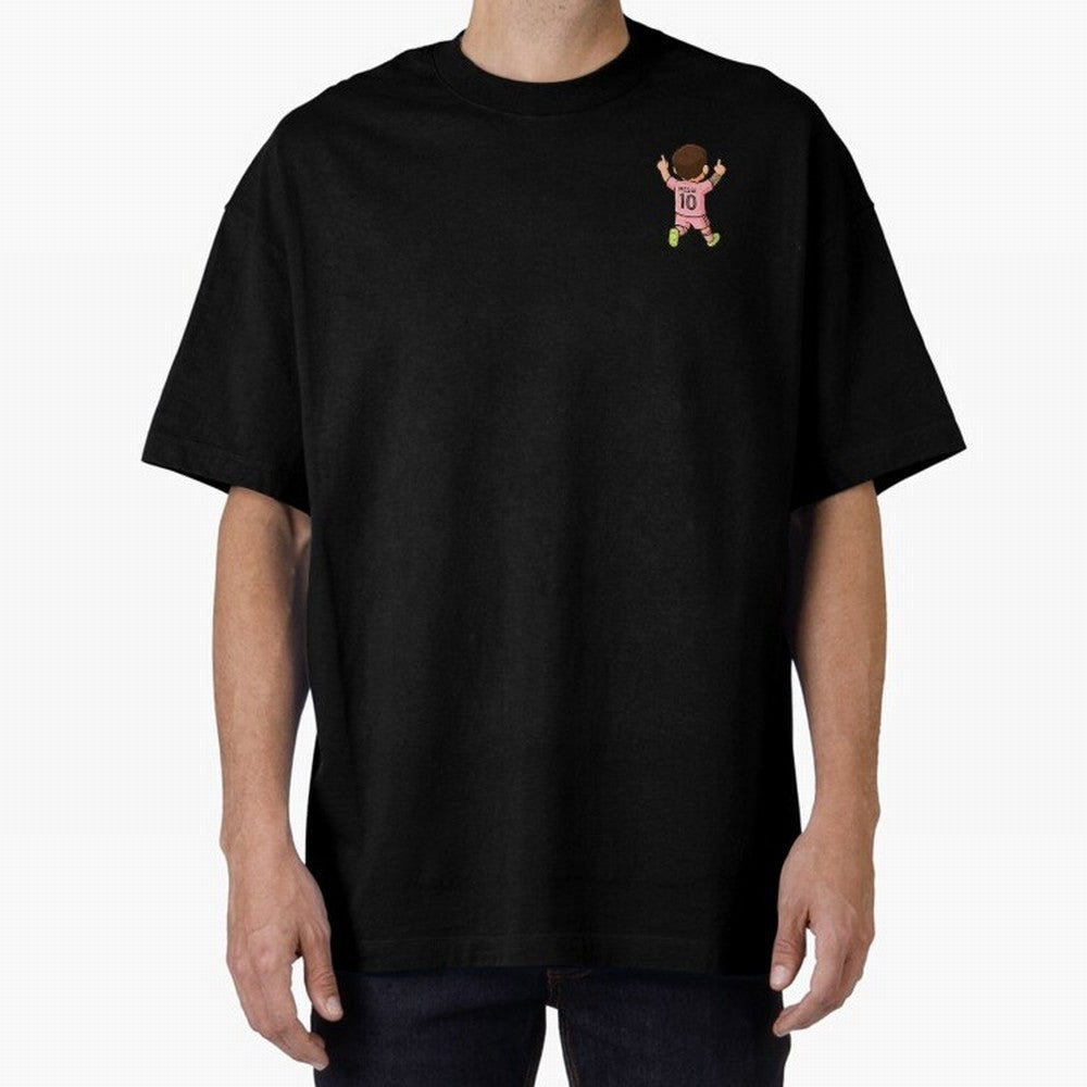 LEO MESSI MIAMI CELEBRATION BACK | CHIBI STICKER Classic T-Shirt Follow the Final Road of Global Football Passion for FIFA World Cup 2026 Group Stage, Centered on Messi, Neymar and Mbappe, England and Germany, Sports Nostalgia, International