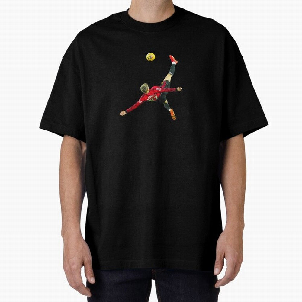 Alejandro Garnacho Bicycle Kick Classic T-Shirt Celebrate the Stars of Global Football Passion for FIFA World Cup 2026, Centered on Neymar, England, Sports Nostalgia, International Competition, Famous Players and Unforgettable Victories; Great for