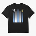 Plaid Blue - White Argentina Football 3-Star Champion World Cup Essential T-Shirt Bring a Vintage Feel to Match Day Hype around FIFA World Cup 2026 USA Canada Mexico, Cristiano Ronaldo, Haaland and CR7, Spain and Netherlands, Classic Soccer
