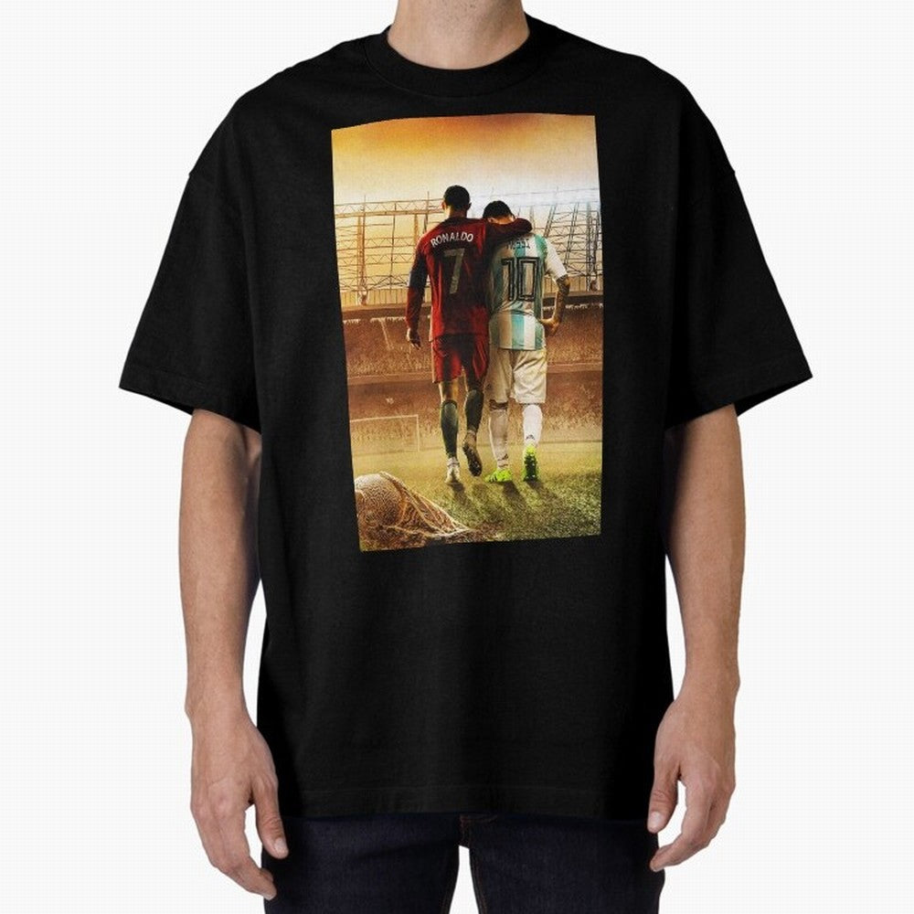 christian and messi Classic T-Shirt Show Up for the Glory of the FIFA World Cup 2026 Group Stage Journey through Cristiano Ronaldo, Haaland and CR7 Highlights, Brazil Pride, Classic Soccer Heritage, Championship Pressure, Fan Loyalty and