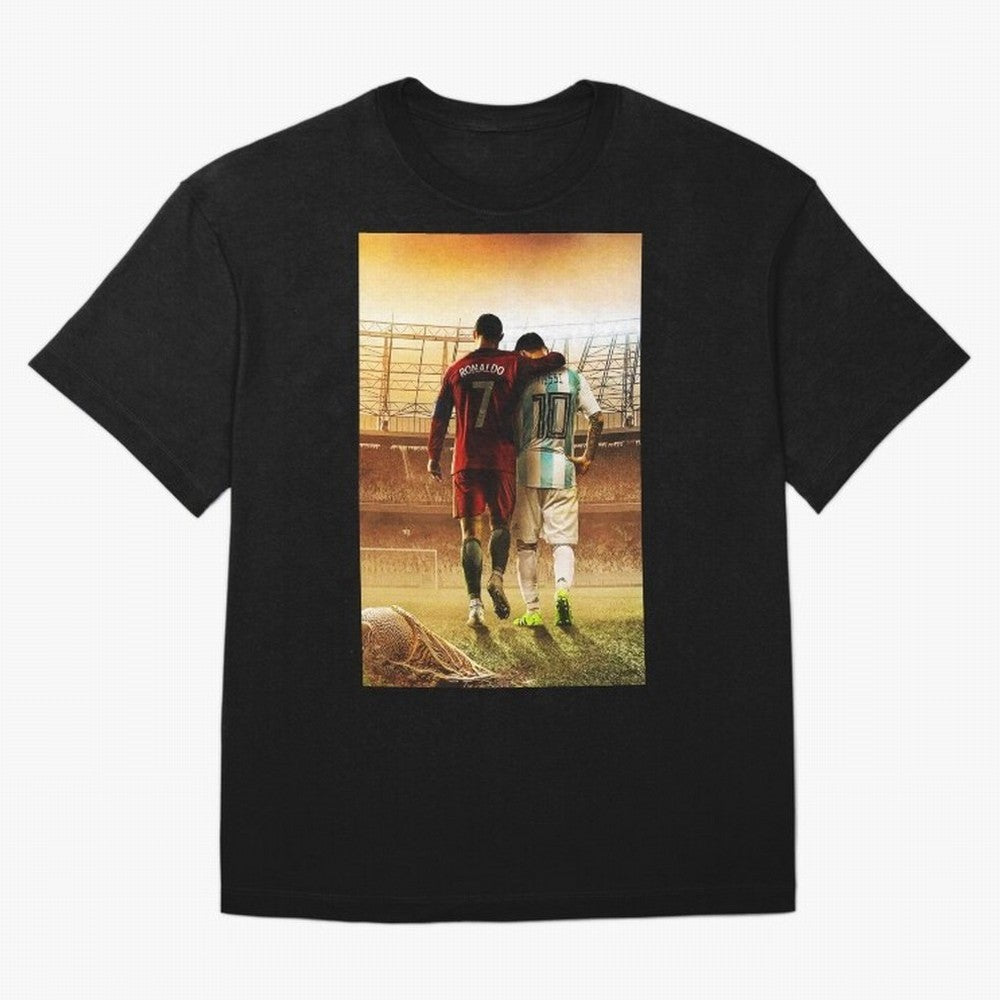 christian and messi Classic T-Shirt Show Up for the Glory of the FIFA World Cup 2026 Group Stage Journey through Cristiano Ronaldo, Haaland and CR7 Highlights, Brazil Pride, Classic Soccer Heritage, Championship Pressure, Fan Loyalty and