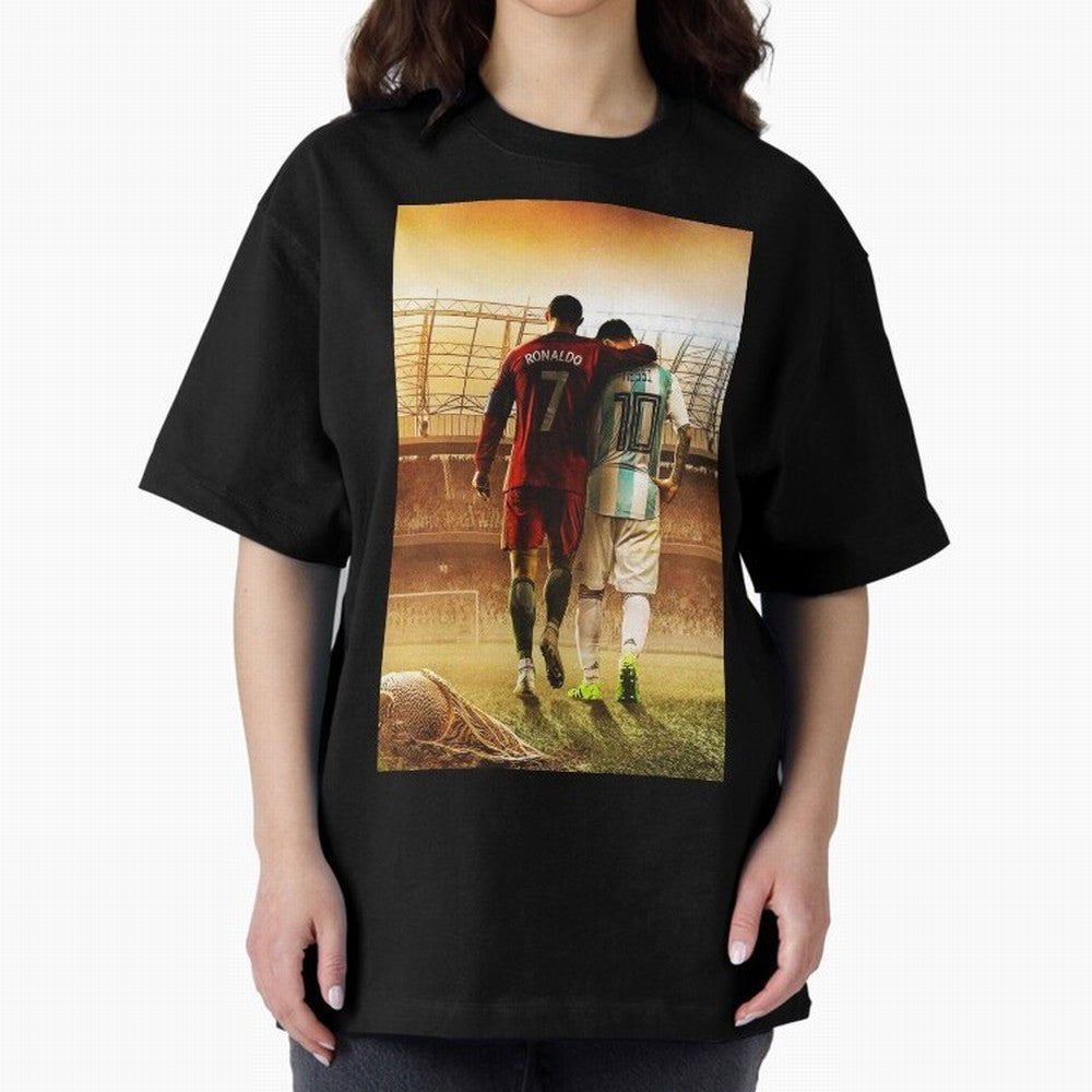 christian and messi Classic T-Shirt Show Up for the Glory of the FIFA World Cup 2026 Group Stage Journey through Cristiano Ronaldo, Haaland and CR7 Highlights, Brazil Pride, Classic Soccer Heritage, Championship Pressure, Fan Loyalty and