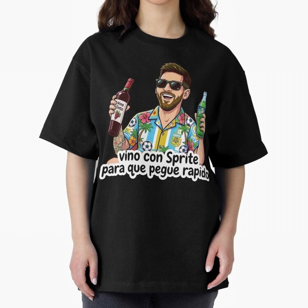 Messi came with a sprite so he could hit fast. Classic T-Shirt Honor the Beautiful Game during Match Day Hype around FIFA World Cup 2026 USA Canada Mexico, CR7, England and Germany, Soccer Culture, Superstar Moments, National Team Dreams and