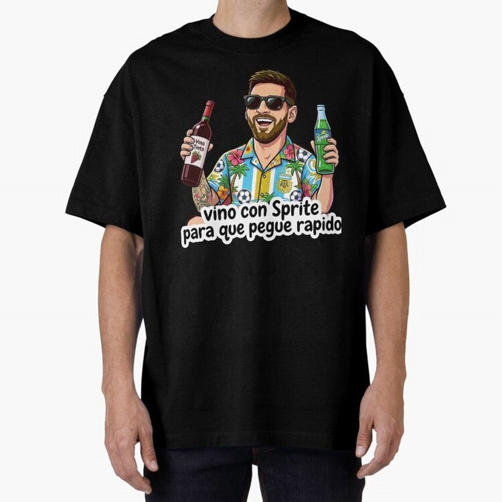 Messi came with a sprite so he could hit fast. Classic T-Shirt Honor the Beautiful Game during Match Day Hype around FIFA World Cup 2026 USA Canada Mexico, CR7, England and Germany, Soccer Culture, Superstar Moments, National Team Dreams and
