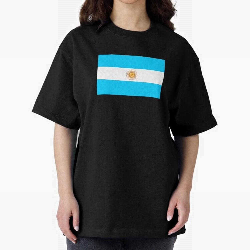 ARGENTINA Oversized T-Shirt Spotlight FIFA World Cup 2026 USA Canada Mexico Spirit, Connected to England, Mbappe, Tournament Hype, Historic Matchups, Family Viewing Parties and Global Sports Pride; Created for Match Day Parties, Soccer Gifts, Fan