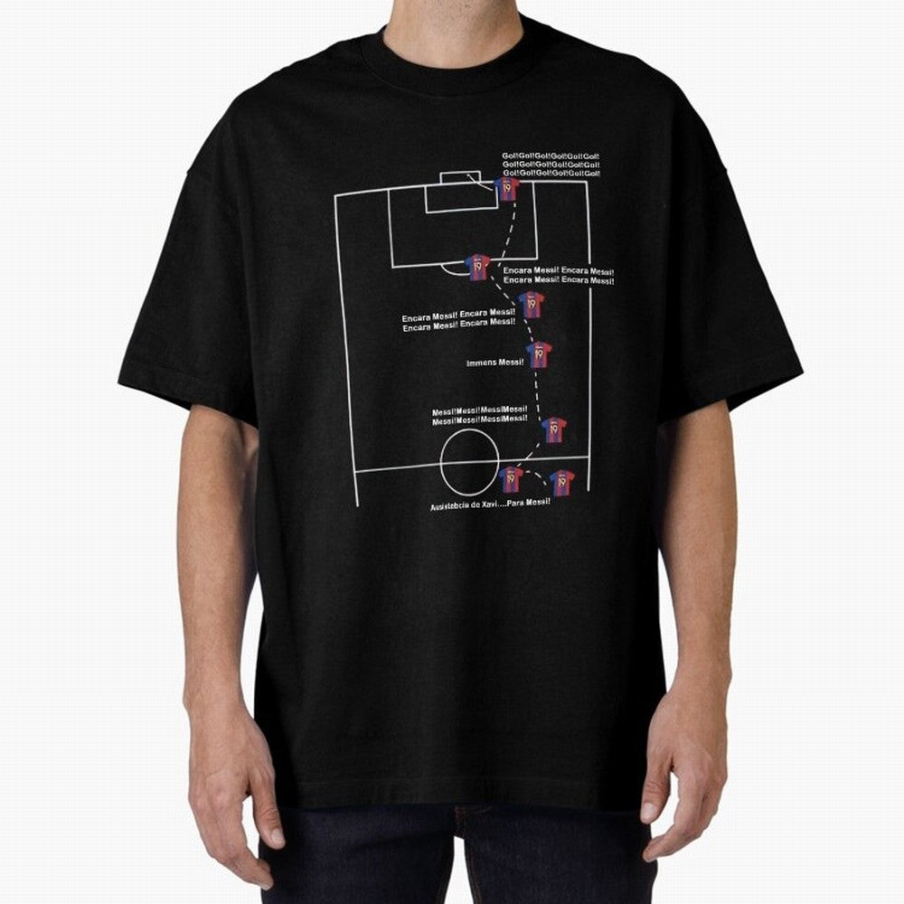 Encara messi gol gol gol Oversized T-Shirt Bring World Football Passion into the FIFA World Cup 2026 Group Stage Journey through Mbappe Highlights, Portugal, Spain and Germany Pride, Game Day Rituals, Football Legends, Country Pride and the Road to