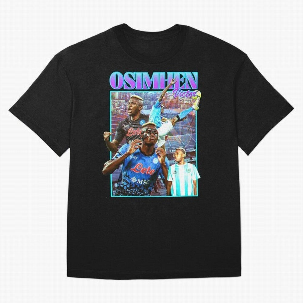 Victor Osimhen Classic T-Shirt Bring Home Global Football Passion for FIFA World Cup 2026, Highlighting Messi and Cristiano Ronaldo, England, France and Netherlands, Championship Spirit, Famous Goals, Roaring Crowds and International Football