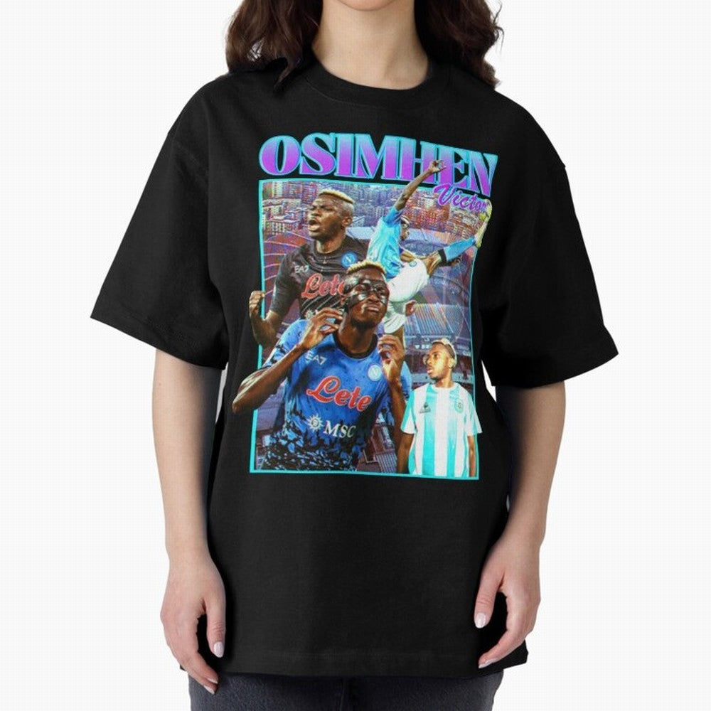Victor Osimhen Classic T-Shirt Bring Home Global Football Passion for FIFA World Cup 2026, Highlighting Messi and Cristiano Ronaldo, England, France and Netherlands, Championship Spirit, Famous Goals, Roaring Crowds and International Football