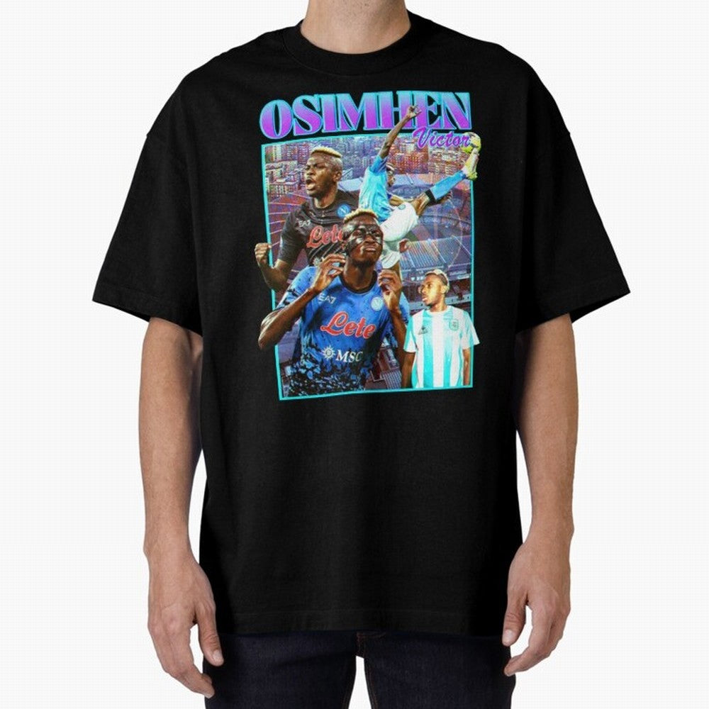 Victor Osimhen Classic T-Shirt Bring Home Global Football Passion for FIFA World Cup 2026, Highlighting Messi and Cristiano Ronaldo, England, France and Netherlands, Championship Spirit, Famous Goals, Roaring Crowds and International Football