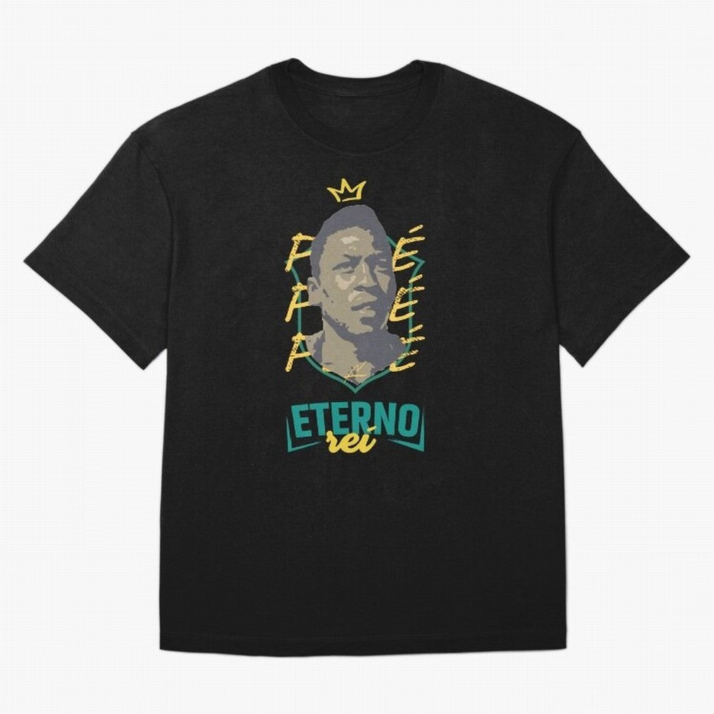 Messi and Neymar wearing a Pele t-shirt - Pel¨¦ Eterno - Pele Forever Rei Classic T-Shirt Show Your Tournament Heart for FIFA World Cup 2026 Group Stage for Fans of Mbappe and Germany, Bringing Soccer Culture, Superstar Moments, National Team