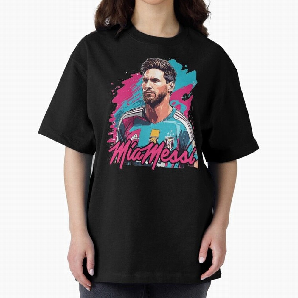 MiaMessi Premium Classic T-Shirt Mark Global Football Passion for FIFA World Cup 2026 USA Canada Mexico, with Messi, Neymar and Mbappe, Brazil, Retro Football Energy, Iconic Rivalries, Trophy Chase Drama and Stadium Atmosphere; Created for Match