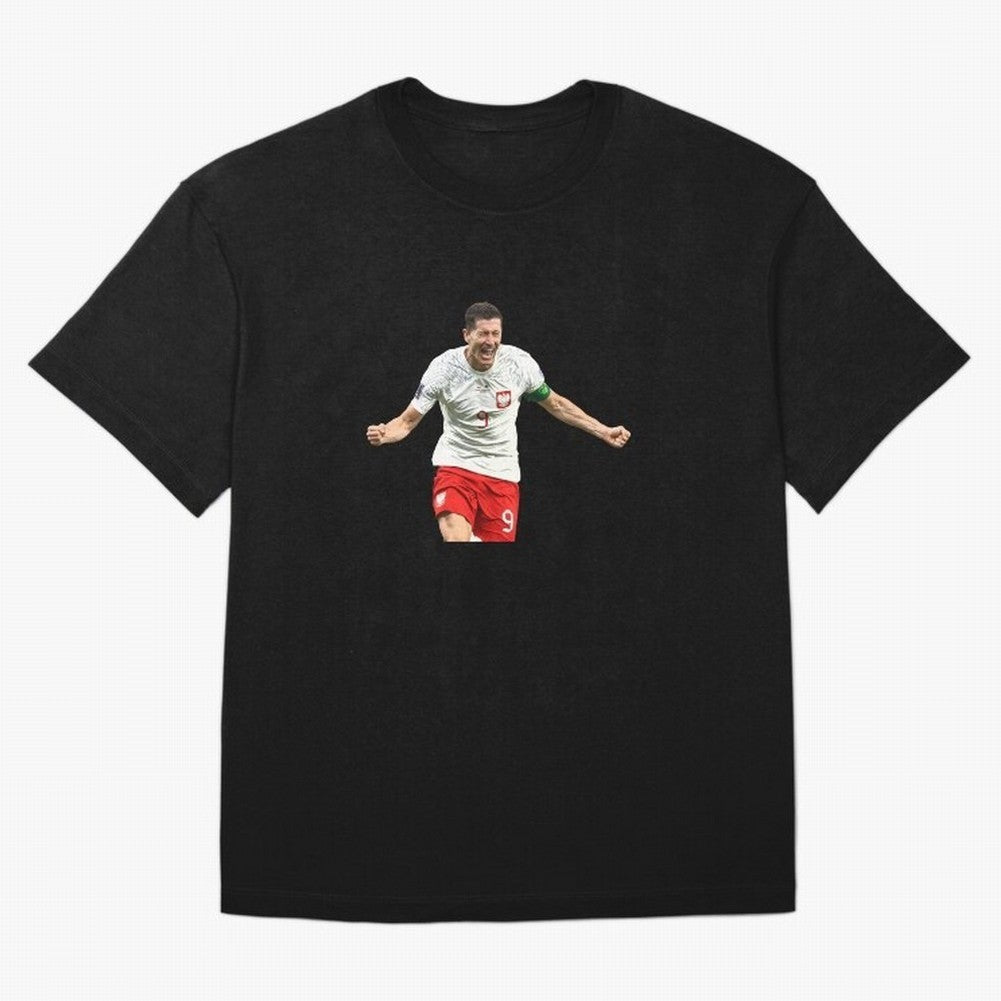 Robert Lewandowski Oversized T-Shirt Bring a Champion Mindset to FIFA World Cup 2026 USA Canada Mexico Driven by Mbappe, England, France and Netherlands Energy, Retro Football Energy, Iconic Rivalries, Trophy Chase Drama and Stadium Atmosphere;