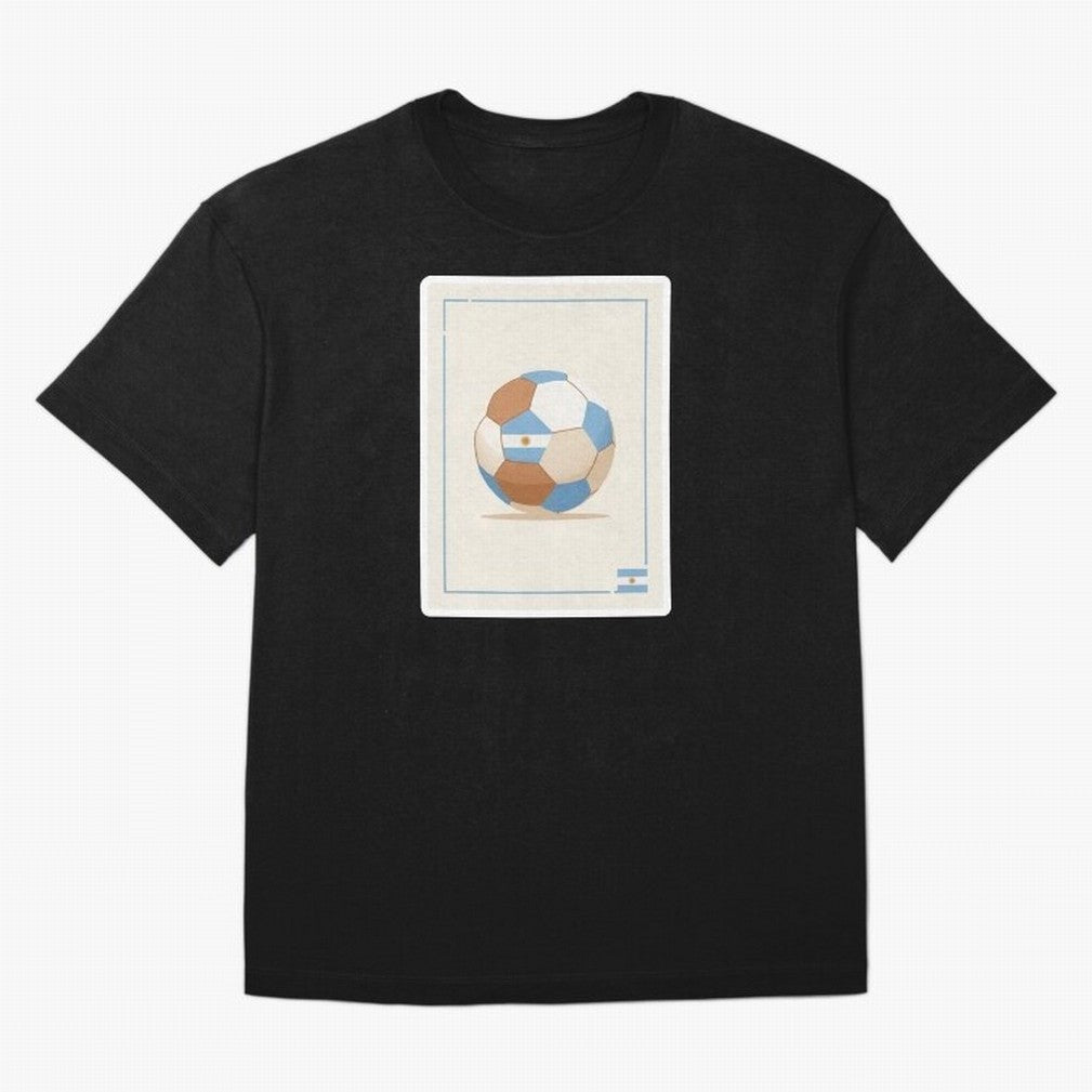 Football stamp sticker || Buenos Aires Vibes Classic T-Shirt Discover FIFA World Cup 2026 Group Stage Celebrating CR7, Spain Energy, Champion Mindset, Group Stage Buzz, Knockout Tension and Passionate Fan Culture; Ideal for Fans Who Follow Messi,