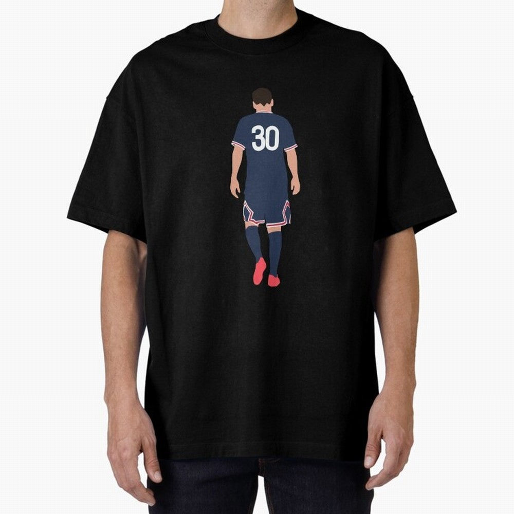 Leo Messi France Football Player Oversized T-Shirt Celebrate Fan Favorites in Match Day Hype around FIFA World Cup 2026 Group Stage, Messi, CR7 and Mbappe, Germany, Sports Nostalgia, International Competition, Famous Players and Unforgettable