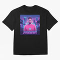 Inter Miami? Football Legend Messi Cyberpunk Retro Futurist Design (Version 2) Classic T-Shirt Follow the Final Road of Global Football Passion for FIFA World Cup 2026 Group Stage, Built around Cristiano Ronaldo, Haaland and CR7, Brazil, Football