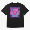 Inter Miami? Football Legend Messi Cyberpunk Retro Futurist Design (Version 3) Classic T-Shirt Stand Out with Spirit from FIFA World Cup 2026 Group Stage Filled with Mbappe and Neymar, Brazil Energy, Game Day Rituals, Football Legends, Country