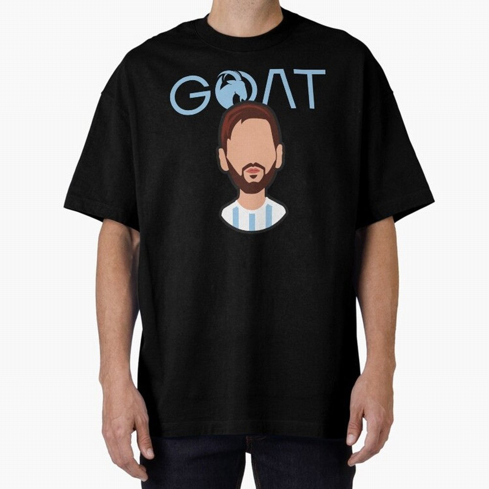 GOAT ¨C Lionel Messi Minimalist Vector Design Classic T-Shirt Show Passion for the Stars of FIFA World Cup 2026 USA Canada Mexico Spirit, Filled with Argentina, Neymar, Retro Football Energy, Iconic Rivalries, Trophy Chase Drama and Stadium