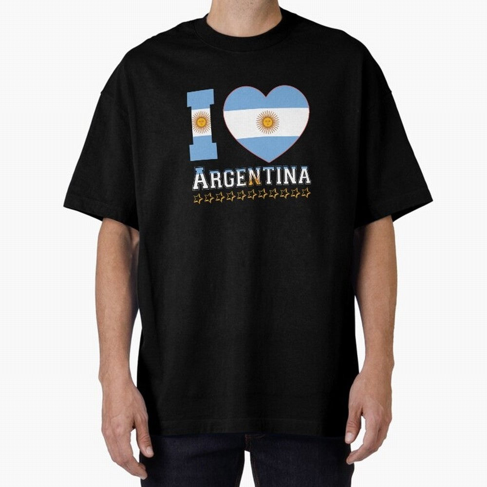 I love Argentina Classic T-Shirt Bring FIFA World Cup 2026 Spirit, Inspired by Argentina, France and Brazil, Messi, Stadium Chants, National Pride, Trophy Dreams and Unforgettable Football Memories; Created for Match Day Parties, Soccer Gifts, Fan