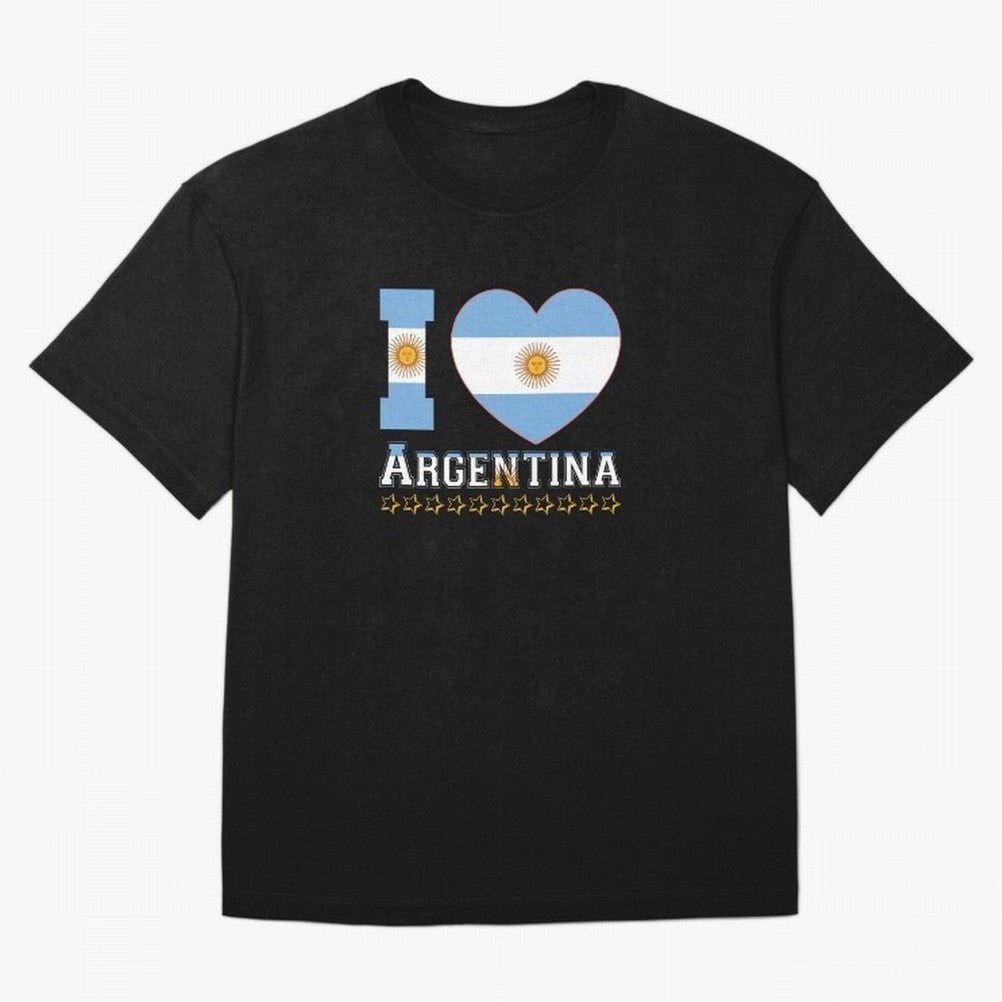 I love Argentina Classic T-Shirt Bring FIFA World Cup 2026 Spirit, Inspired by Argentina, France and Brazil, Messi, Stadium Chants, National Pride, Trophy Dreams and Unforgettable Football Memories; Created for Match Day Parties, Soccer Gifts, Fan