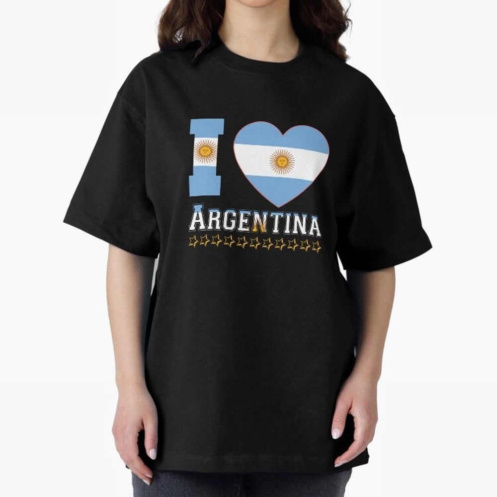 I love Argentina Classic T-Shirt Bring FIFA World Cup 2026 Spirit, Inspired by Argentina, France and Brazil, Messi, Stadium Chants, National Pride, Trophy Dreams and Unforgettable Football Memories; Created for Match Day Parties, Soccer Gifts, Fan