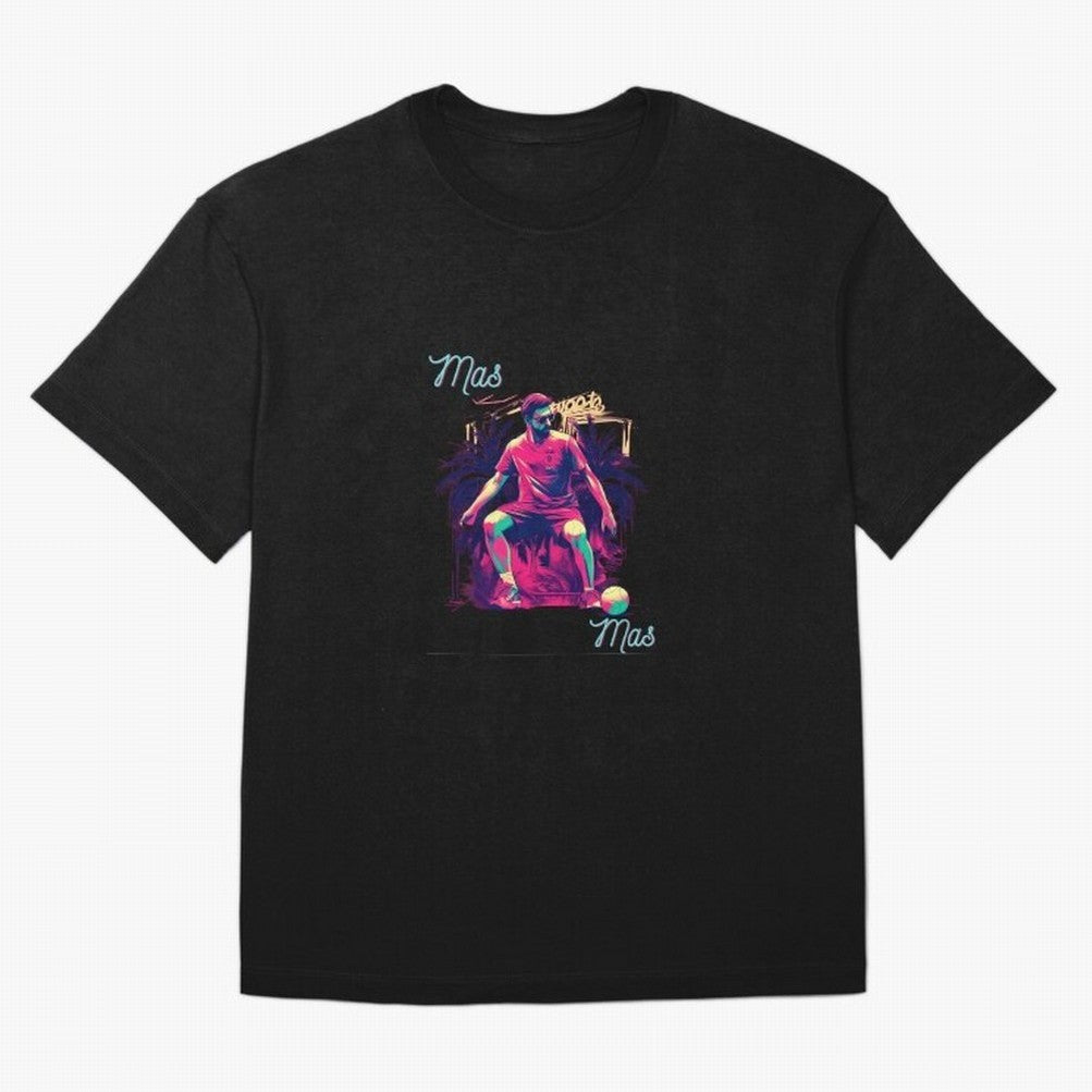 Messi Mas Messi Oversized T-Shirt Support Match Day Hype around FIFA World Cup 2026 USA Canada Mexico, CR7 and Messi, France and Portugal, Tournament Hype, Historic Matchups, Family Viewing Parties and Global Sports Pride; Ideal for Passionate Fans