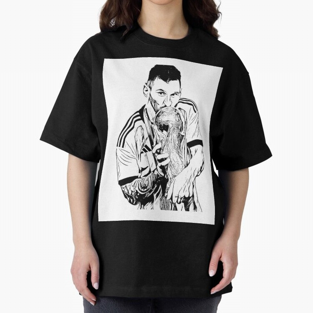Drawing Leo Messi Classic T-Shirt Bring Trophy Dreams to FIFA World Cup 2026 Spirit, Connected to England and Germany, Mbappe, Champion Mindset, Group Stage Buzz, Knockout Tension and Passionate Fan Culture; Ideal for Football Dads, Football Moms,